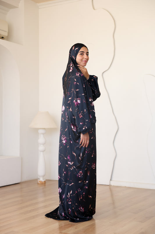 Midnight Orchid Prayer Dress
