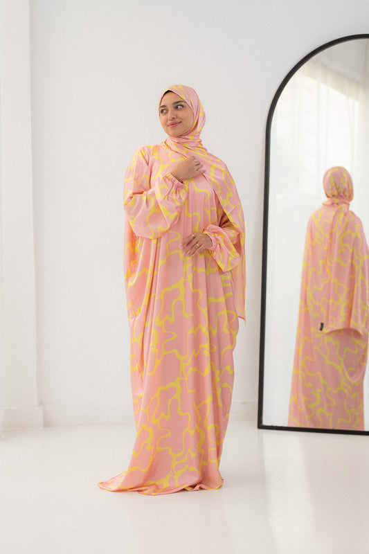 Soft Flame Prayer Dress