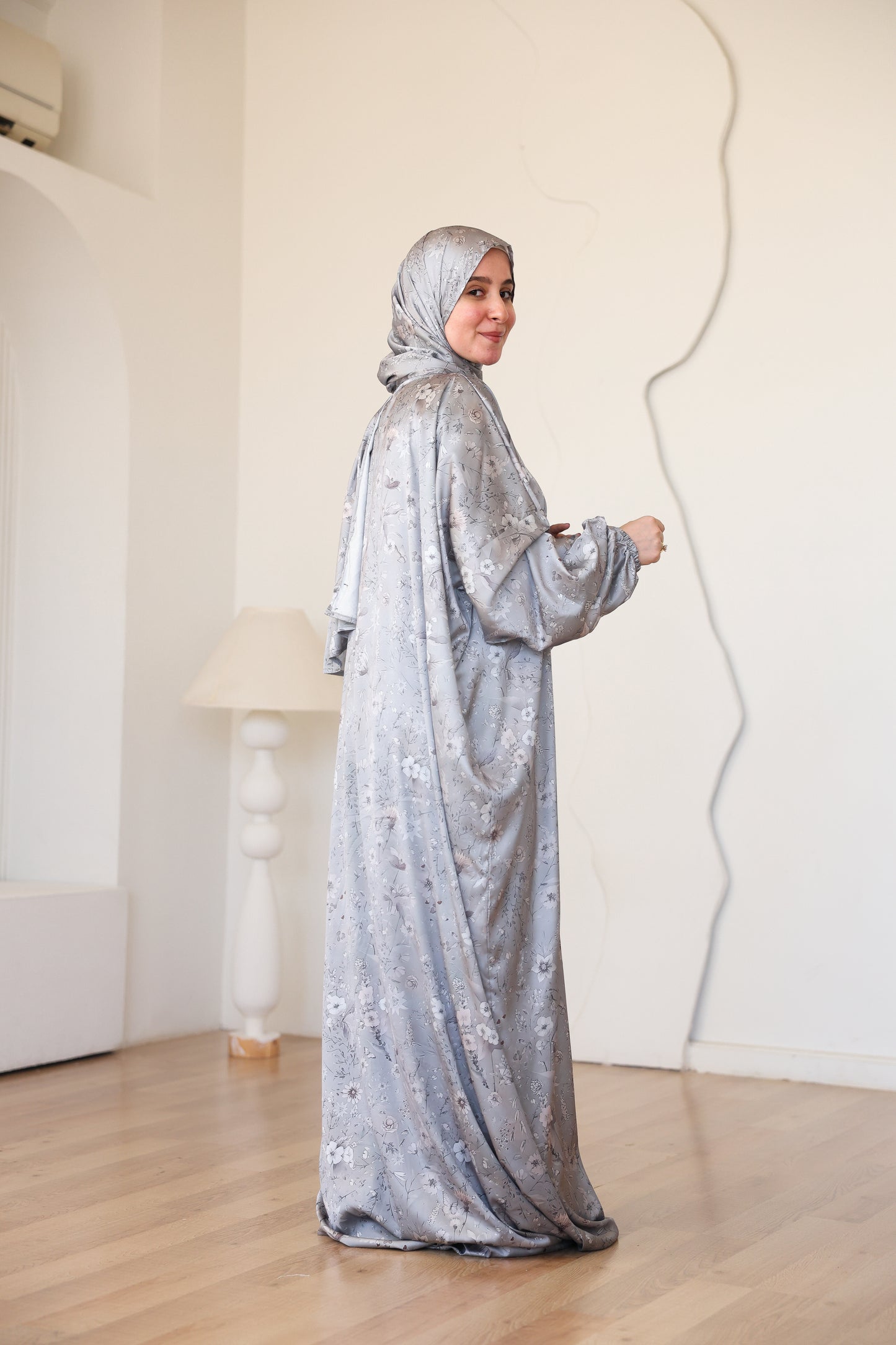 Silver Blossom Prayer Dress