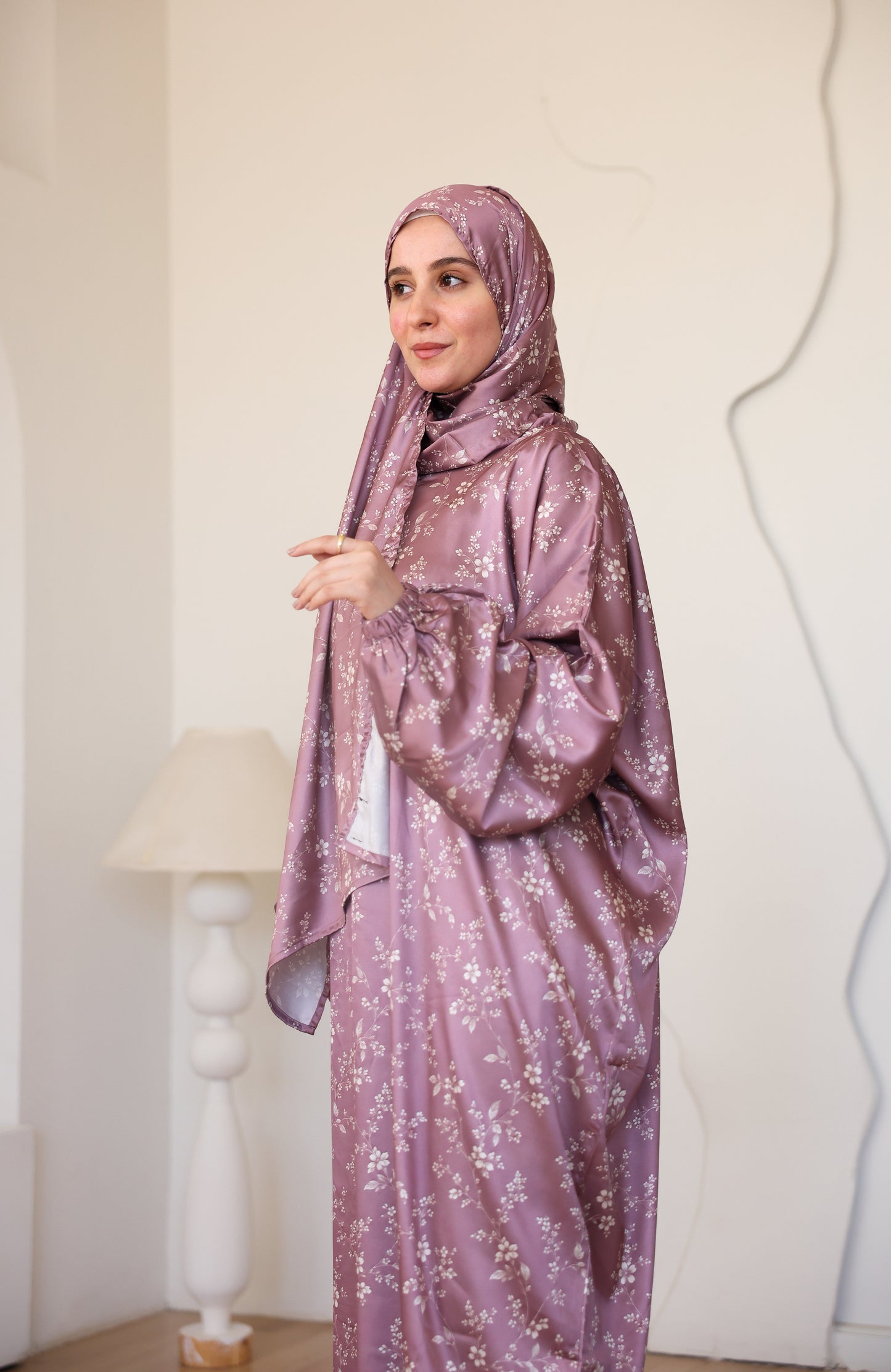 Dusty Rose Bloom Prayer Dress