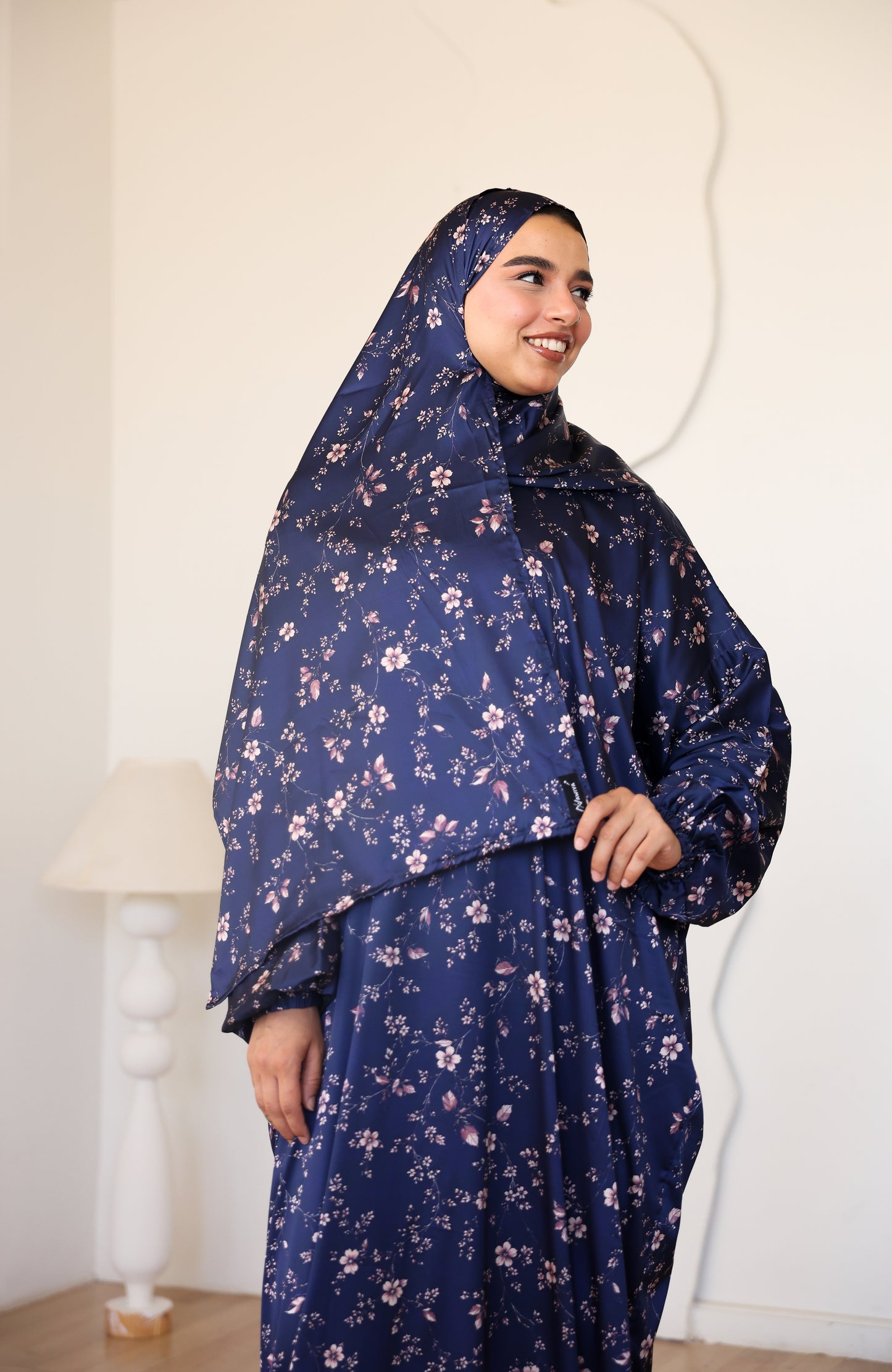 Midnight Petals Prayer Dress