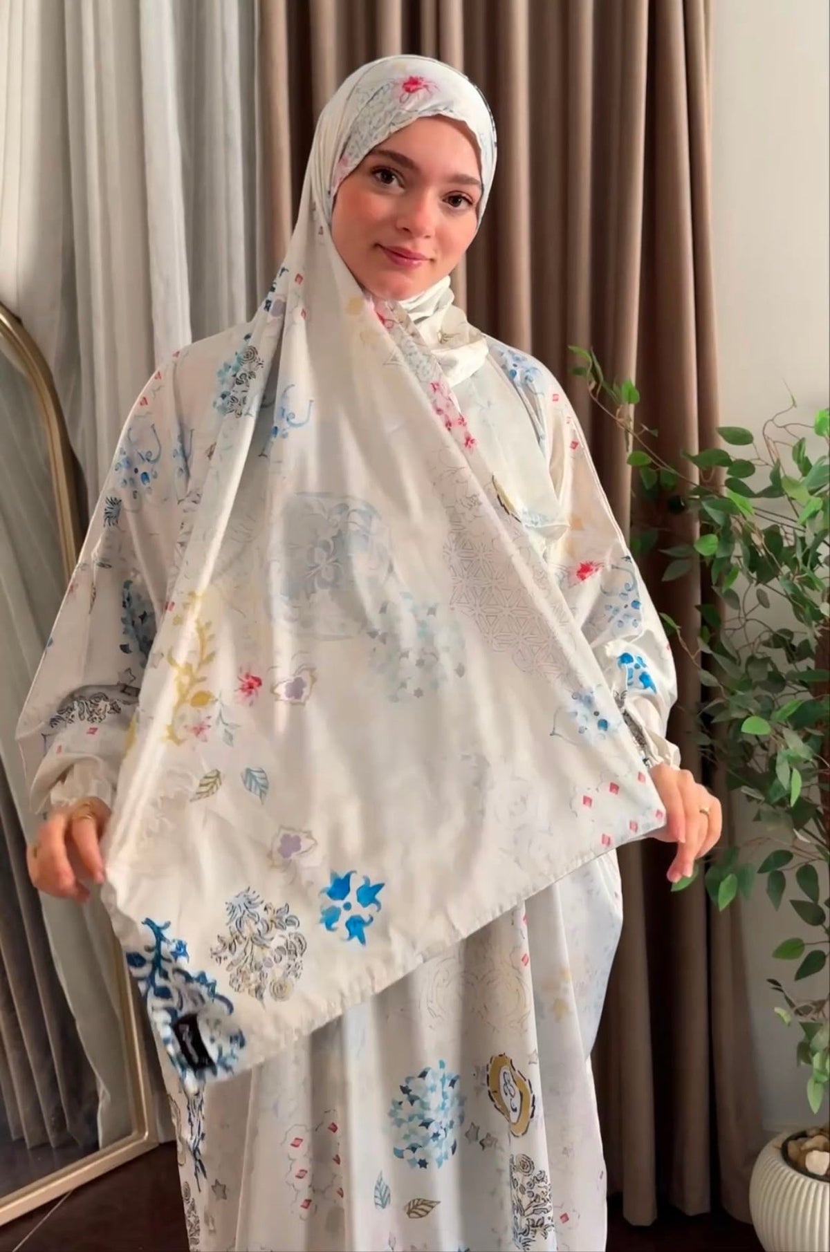 Satin Prayer Dress