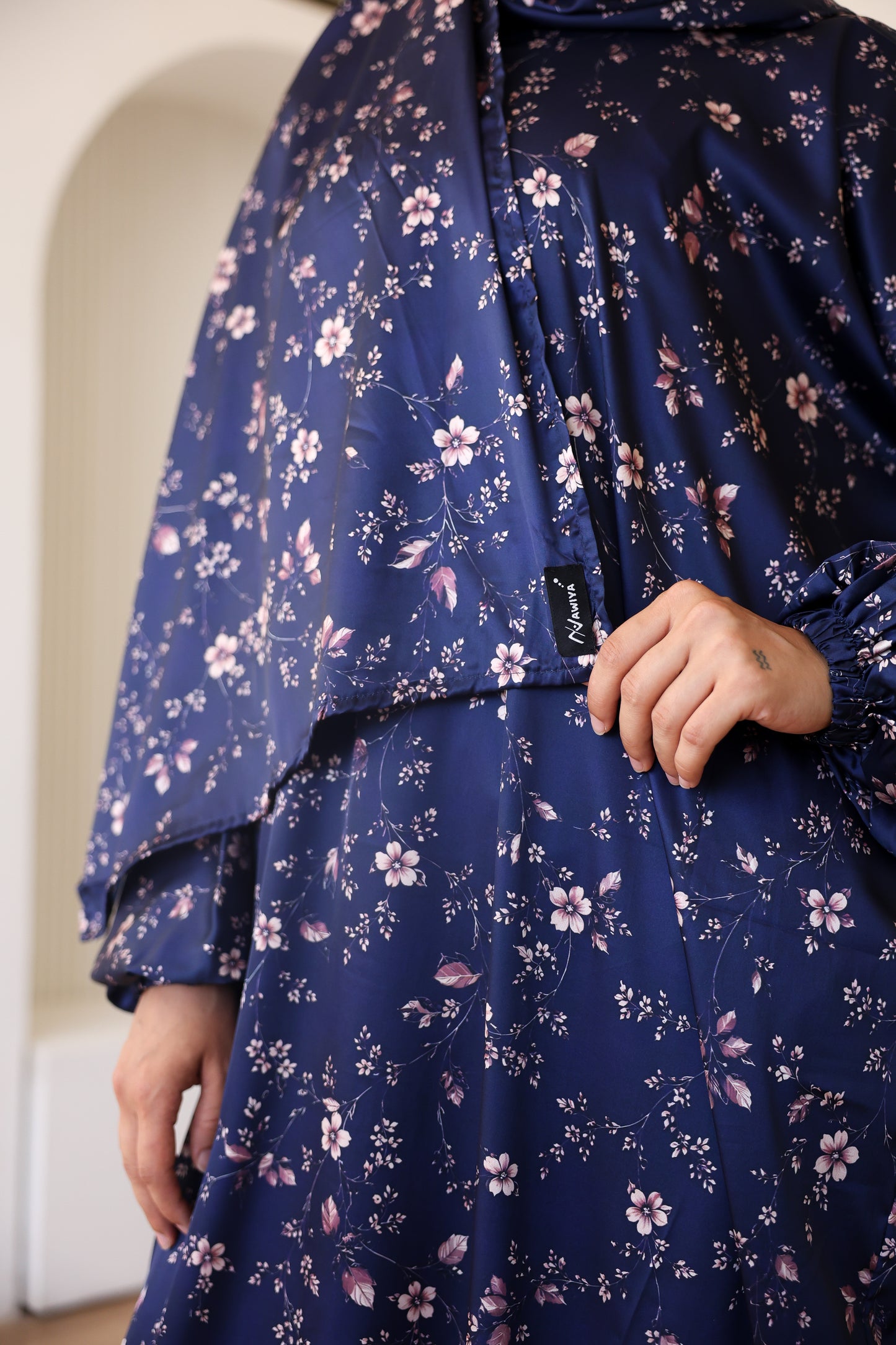 Midnight Petals Prayer Dress
