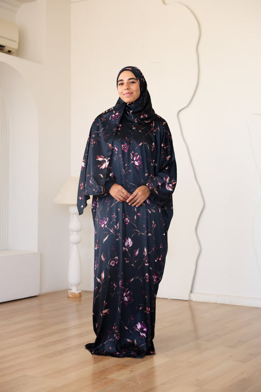 Midnight Orchid Prayer Dress