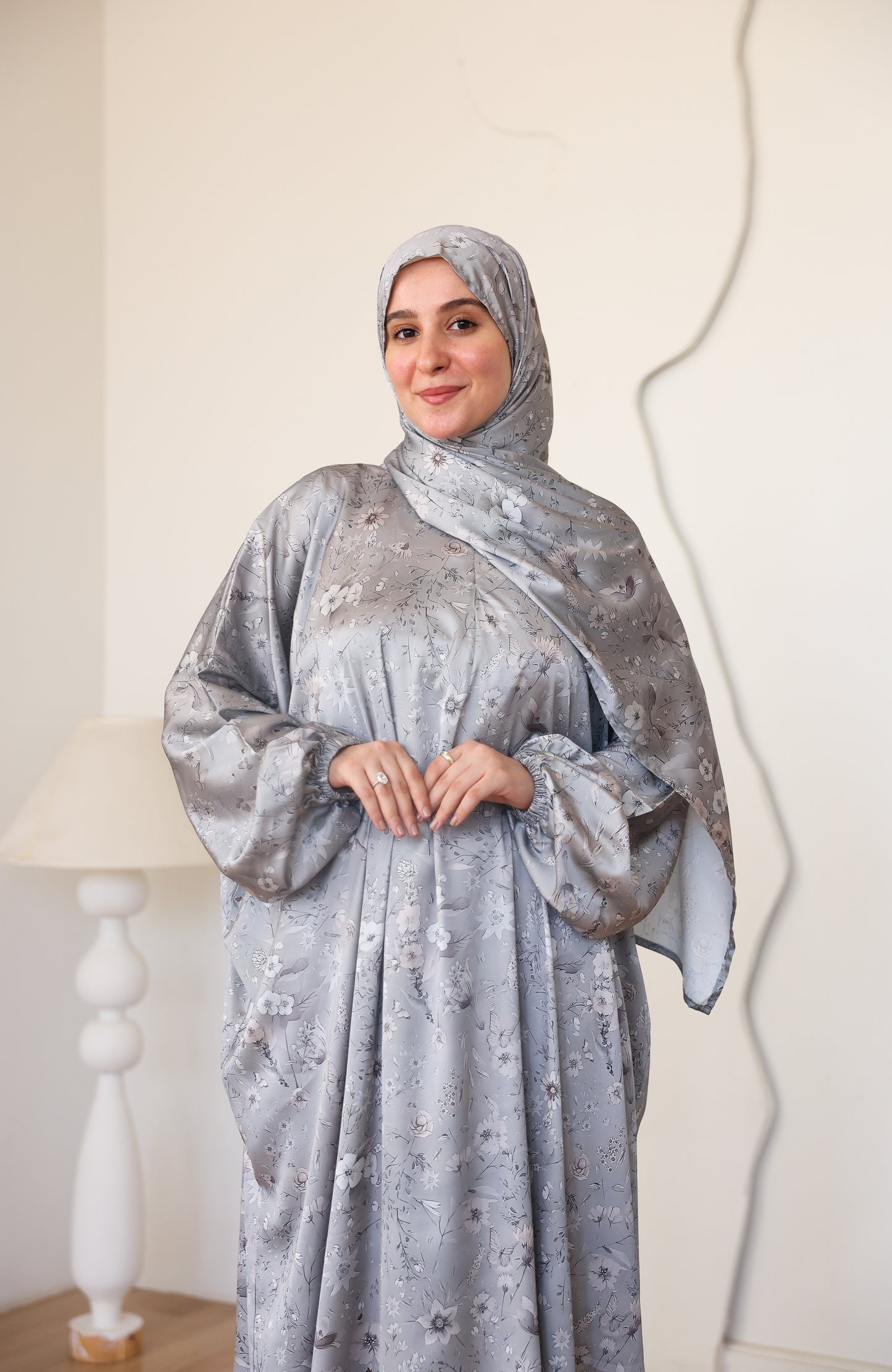 Silver Blossom Prayer Dress