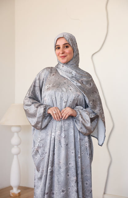 Silver Blossom Prayer Dress