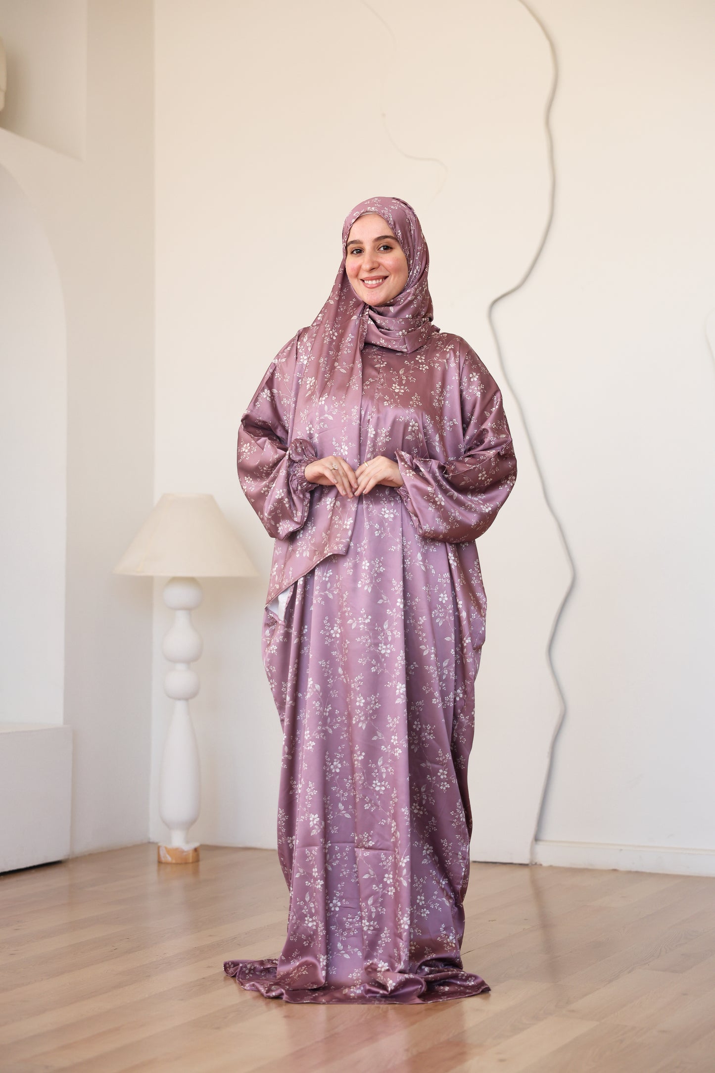 Dusty Rose Bloom Prayer Dress