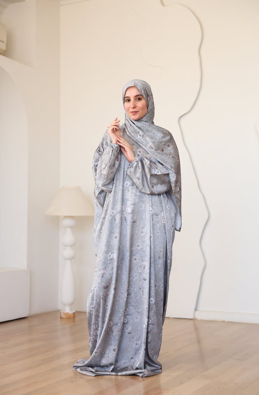 Silver Blossom Prayer Dress