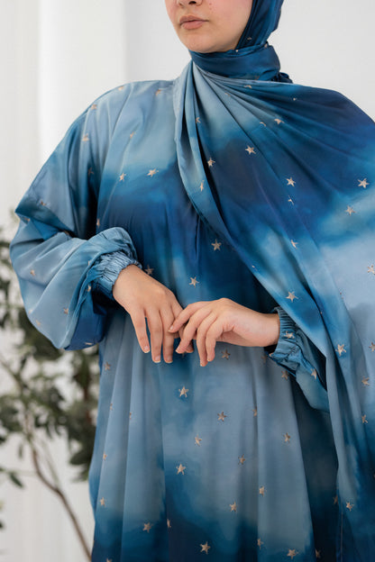 Midnight sky Prayer Dress