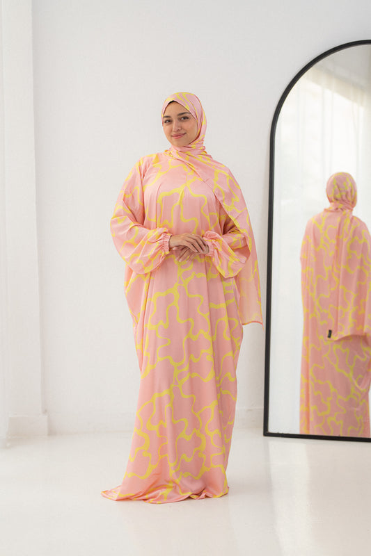 Soft Flame Prayer Dress