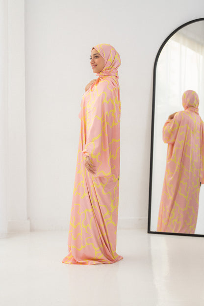 Soft Flame Prayer Dress