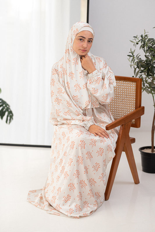 Peach Bloom Prayer Dress