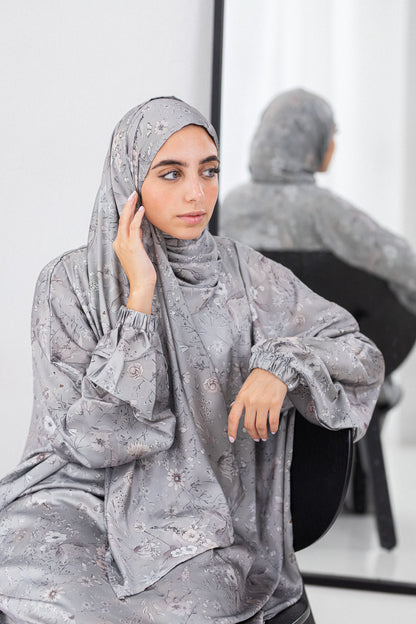 Silver Blossom Prayer Dress