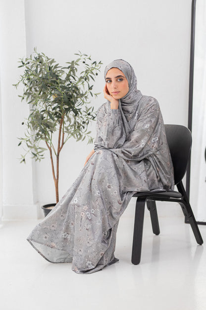 Silver Blossom Prayer Dress