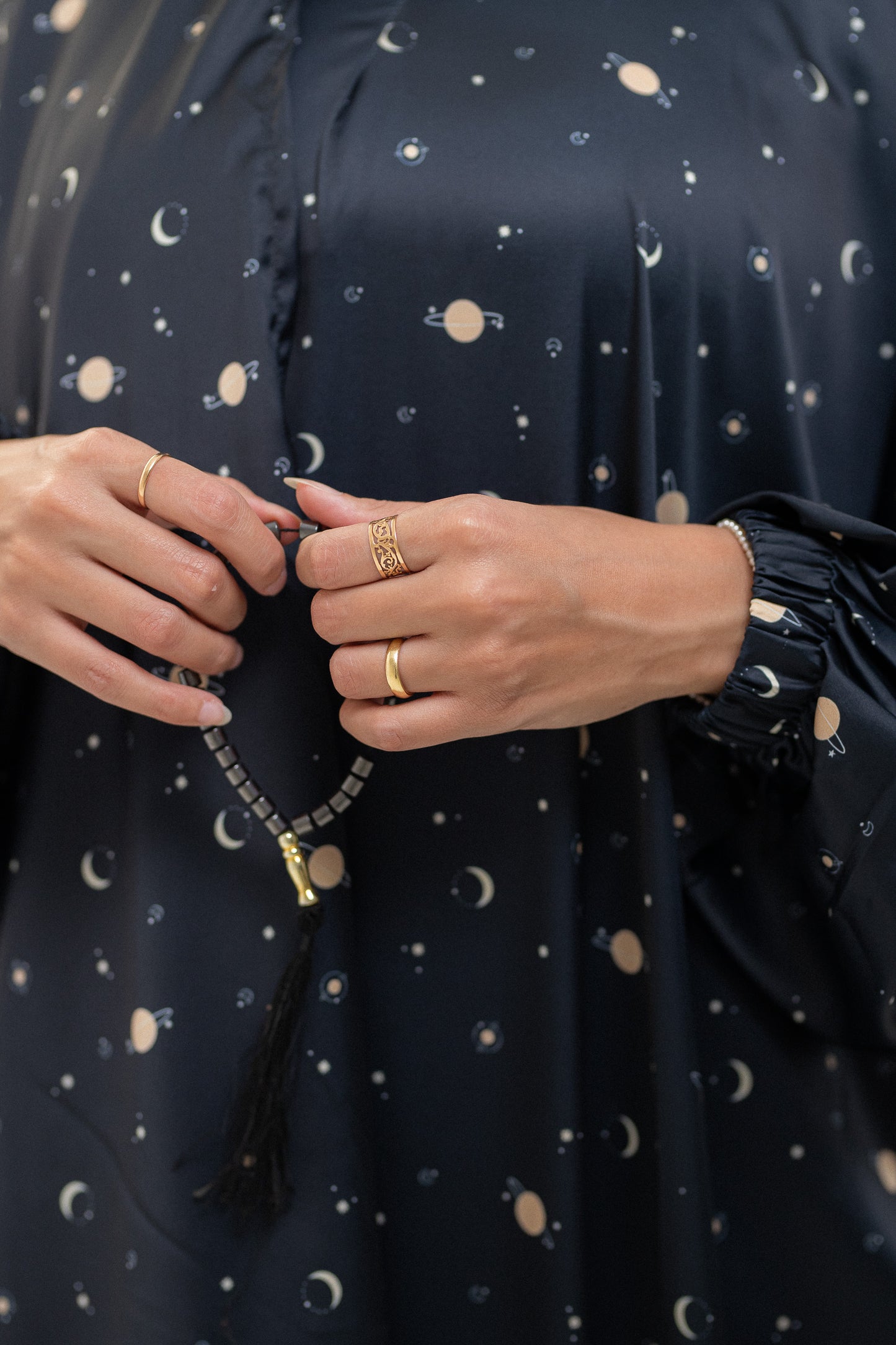 Moon phase Prayer Dress