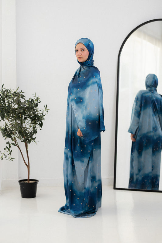 Midnight sky Prayer Dress