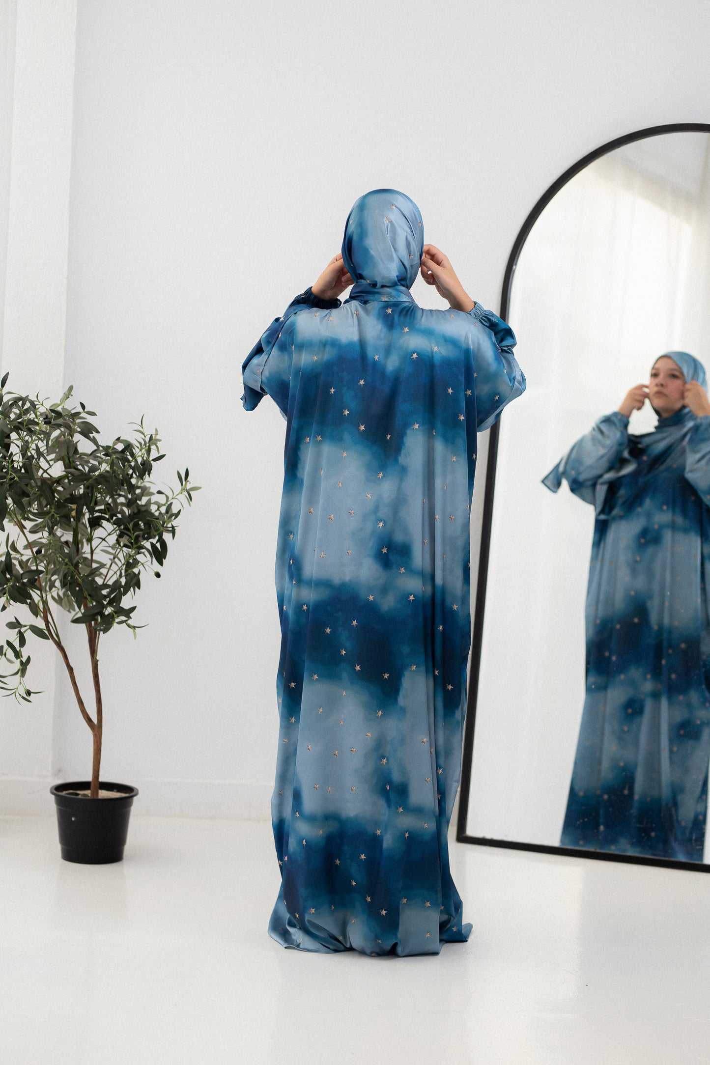 Midnight sky Prayer Dress